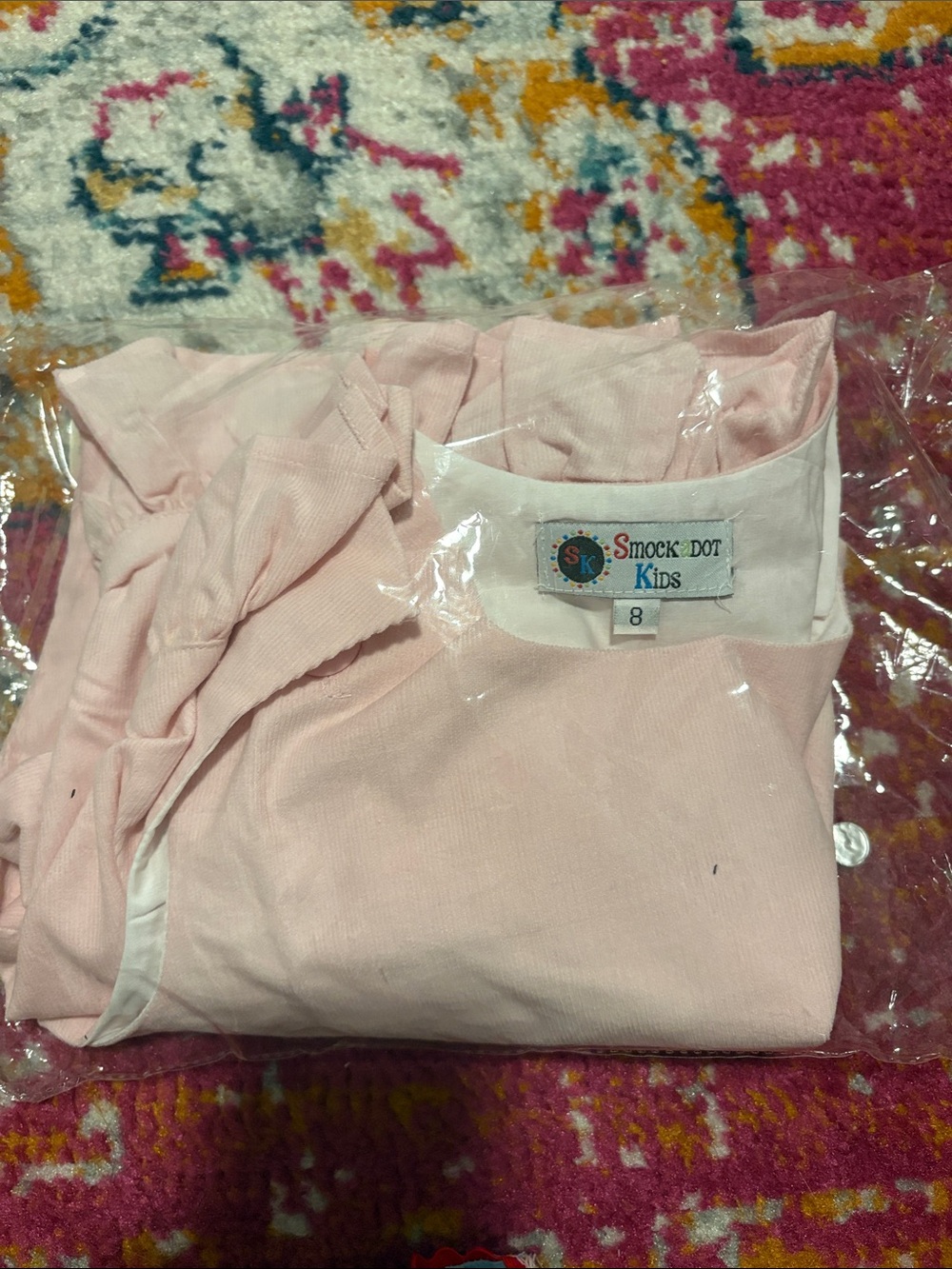 Smock Dot Kids Pink Children's Top